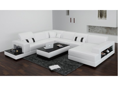 Canapés de luxe en cuir nouveau canapé siège coin suite rembourrage coin design canapé